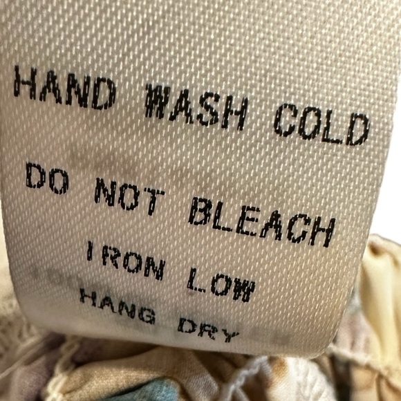 Dee Dee Home Sweet Hawaii Tie Shoulder Floral Drop Waist Maxi Dress Large - Picture 13 of 14